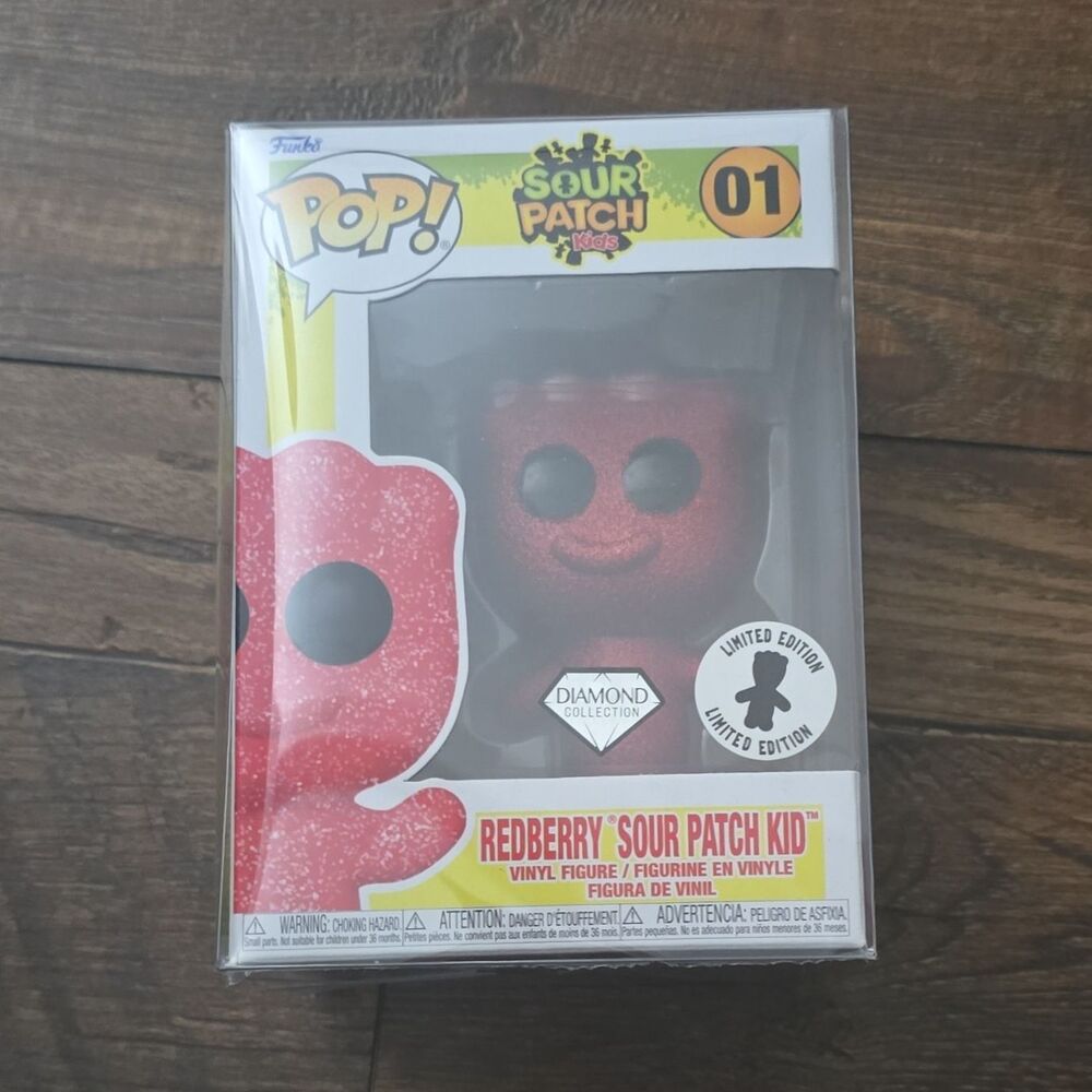 Funko Pop! Vinyl: Sour Patch Kids - Redberry (Diamond, Limited) #01